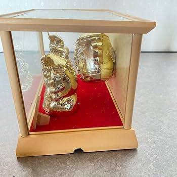 【恵比寿様と大黒様】ガラスケース入り美品！ 純銀製】大黒天 恵比寿 置物 ガラスケース - メルカリ