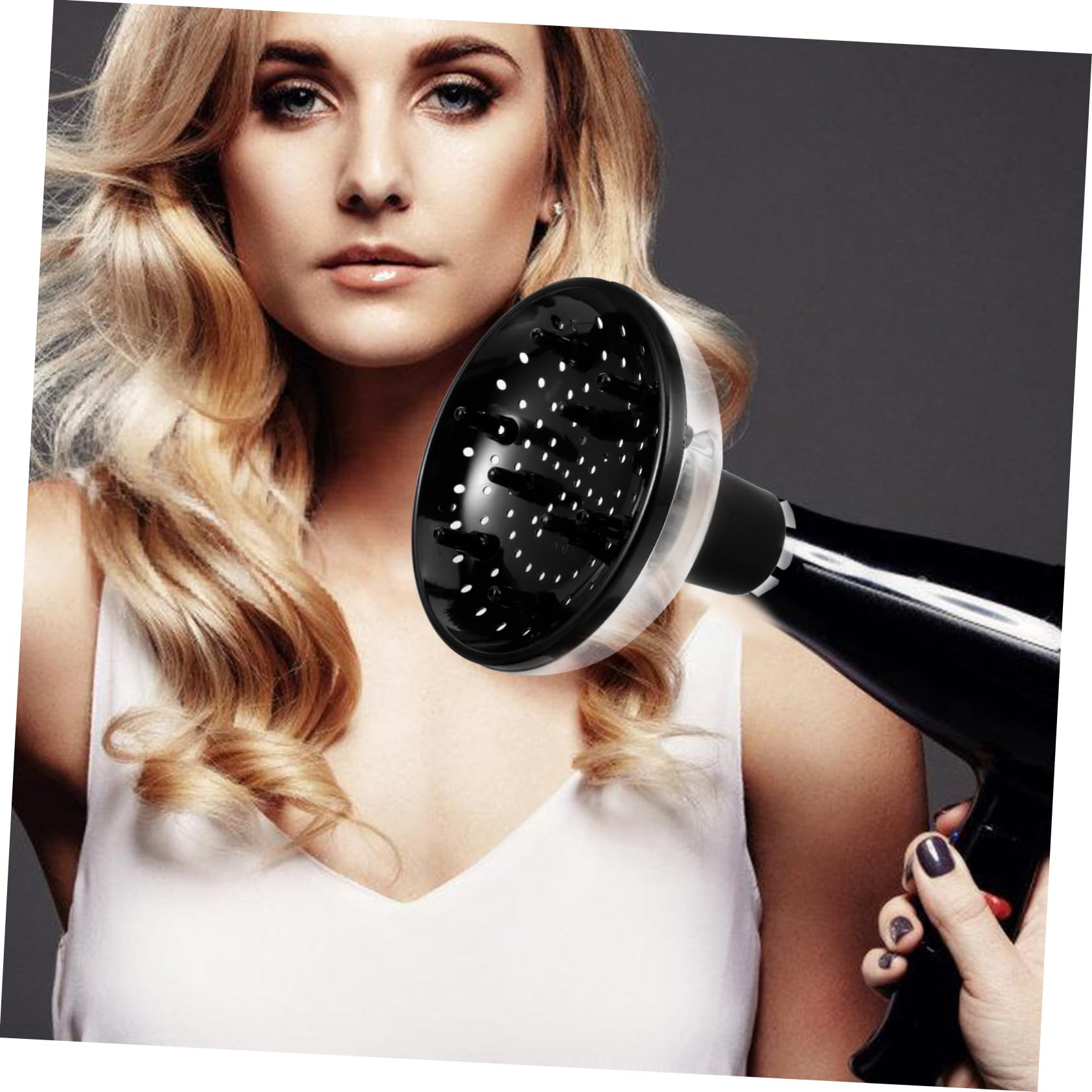 FOMIYES Salon Hair Dryer Diffuser Attachment Universal Blow Dryer Hood for Curly Hair