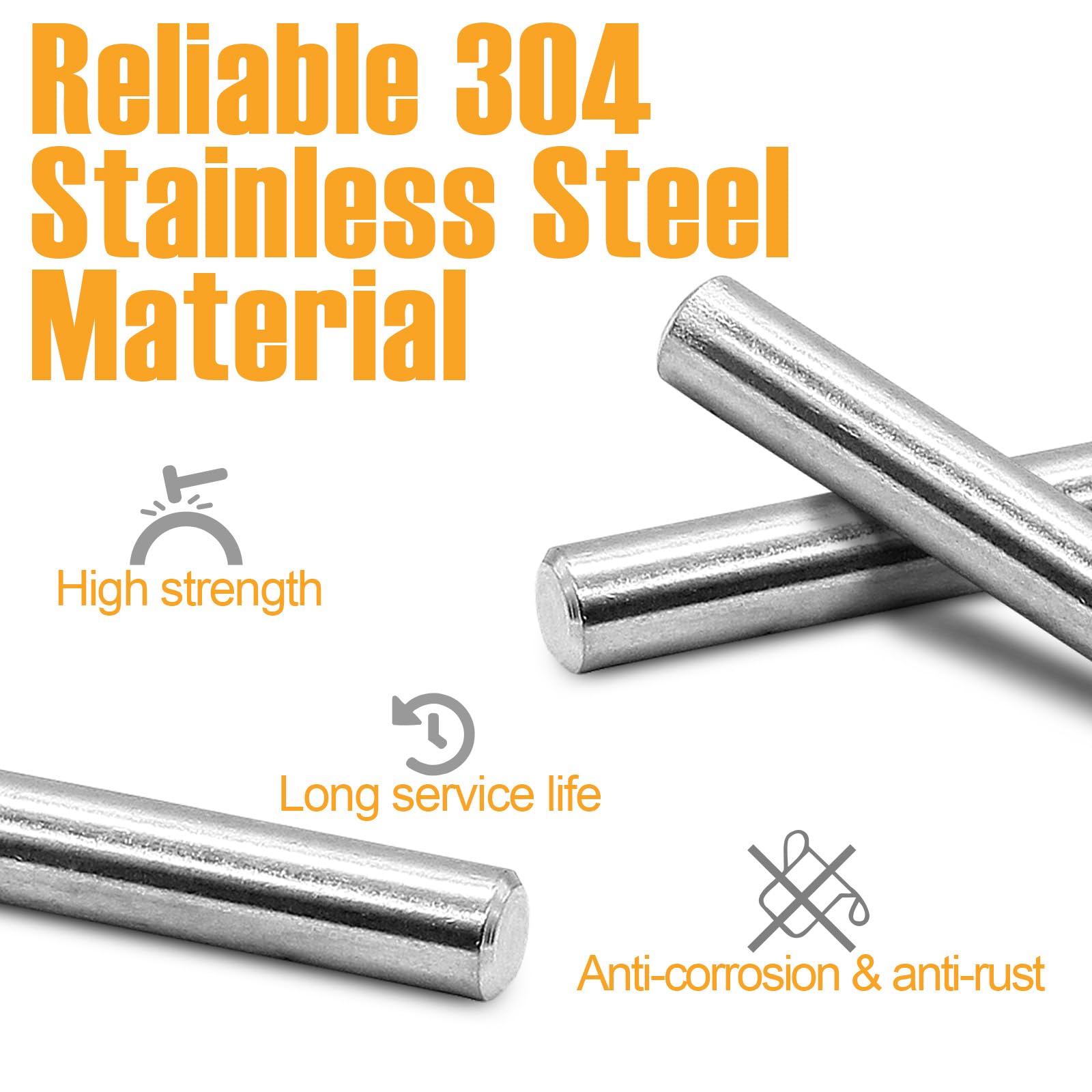 5mm x 40mm Stainless Steel Dowel Pin — Amazon image 3
