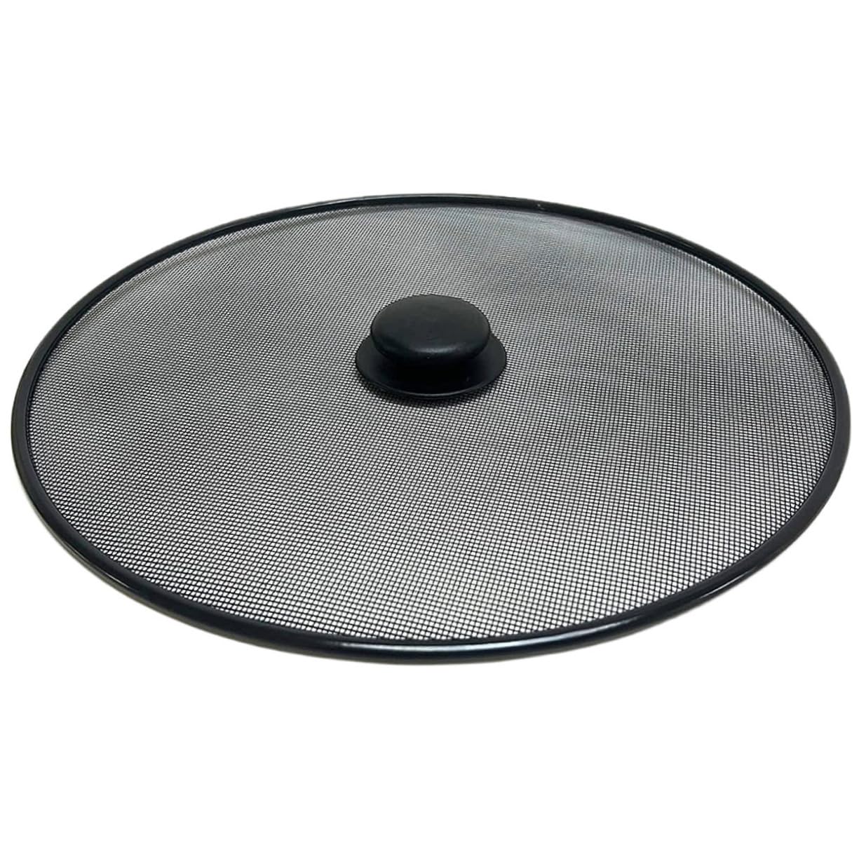 Mikinona Splash-proof Lid Home Tools Stainless Steel Skillet Stainless Steel Black Splash Guard for Frying Pan Oil Splatter Guard Cooking Splatter Screen Explosion-proof Collector