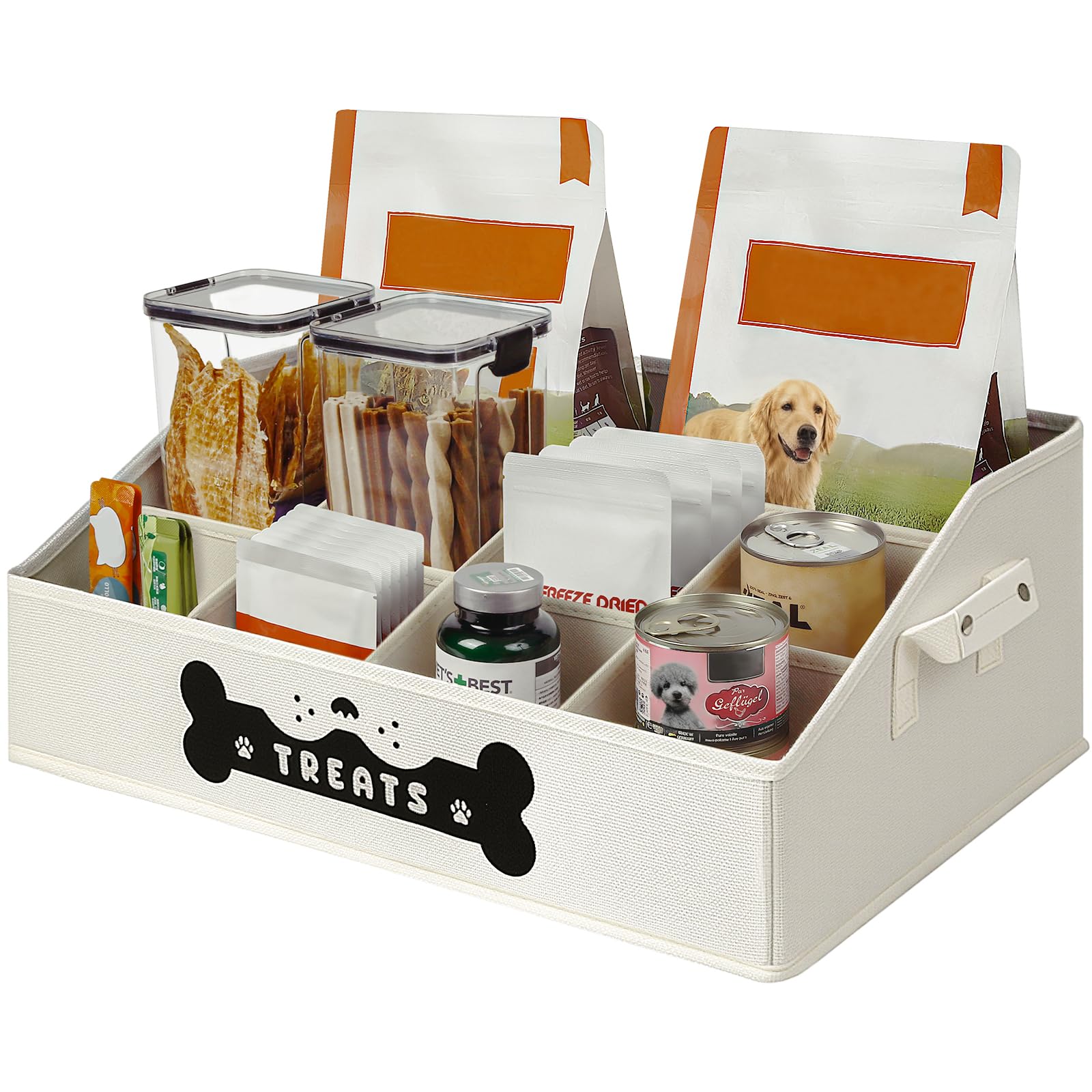 Amazon.com: Dog Treat Container, Dogs Storage Organizer with