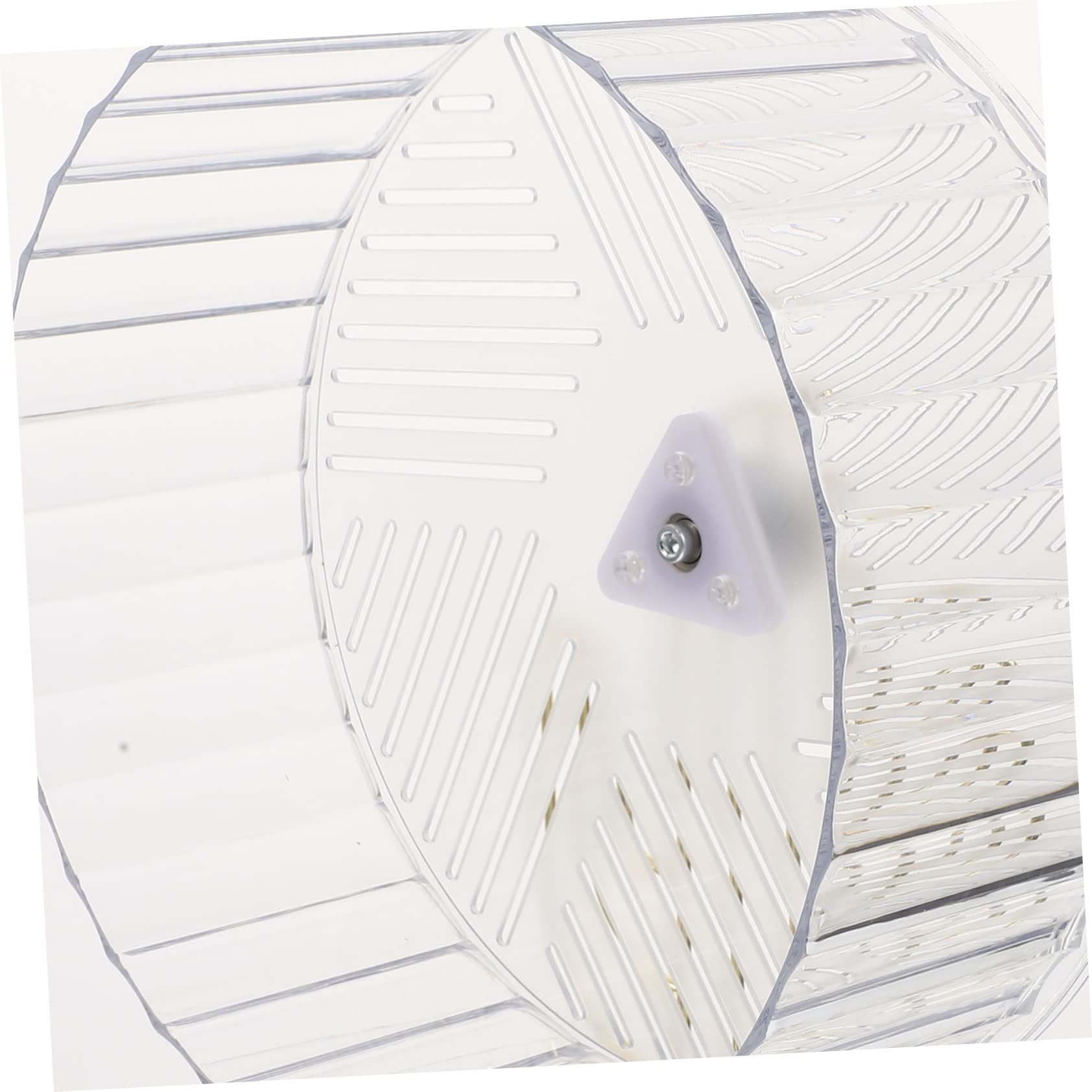 Rueda de Hámster Estable Soporte, Juguete de Ejercicio | Plástico y Aleación, Diseño Compacto para Jaula, Uso en Deporte de Mascota Pequeña