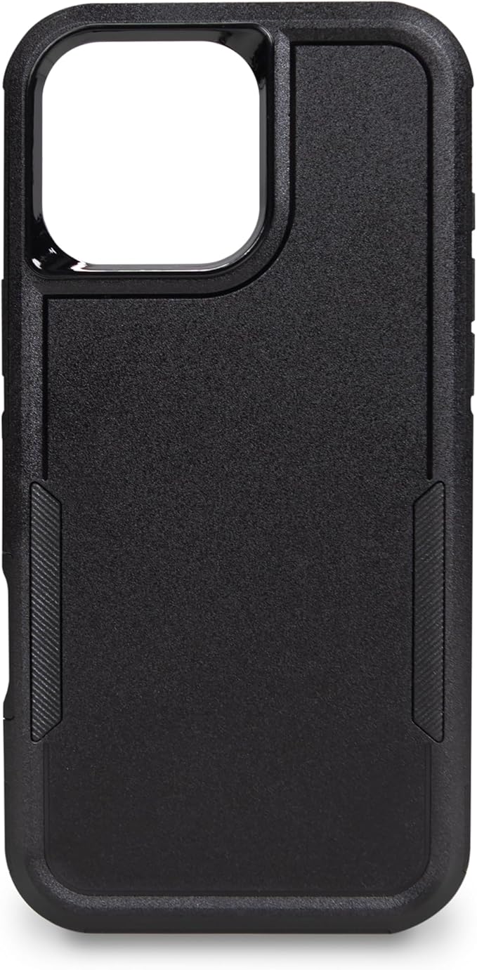AT&T Essentials Black Rugged Protective Case for Apple (Black Rugged, iPhone 16 Pro