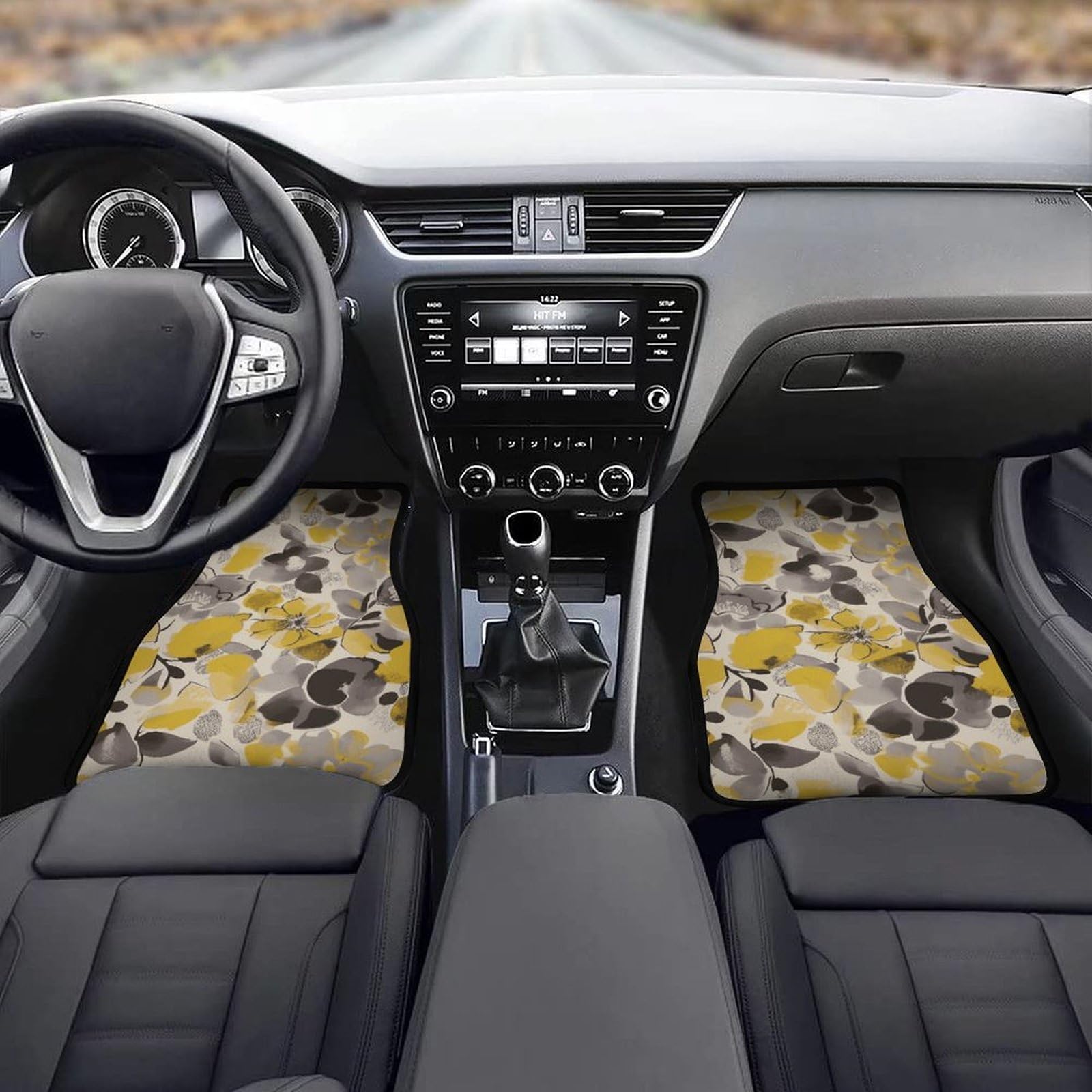 4 tappetini per auto, resistenti, antiscivolo, facili da pulire, adatti per la maggior parte delle auto, per tutte le stagioni, universali, adatti per SUV, berline e camion