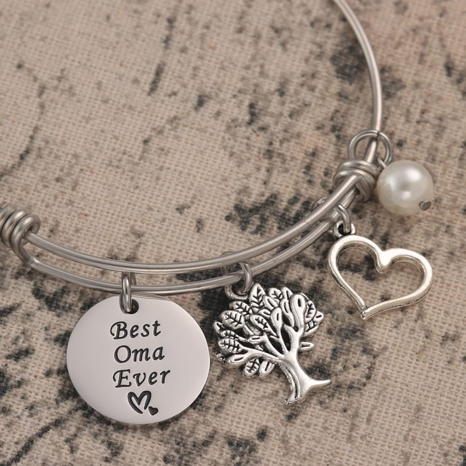 Oma Gifts for Grandma Women Birthday Bracelet in German Xmas Present from Grandkids Granddaughters Worlds Best Oma Bracelets - Image 7