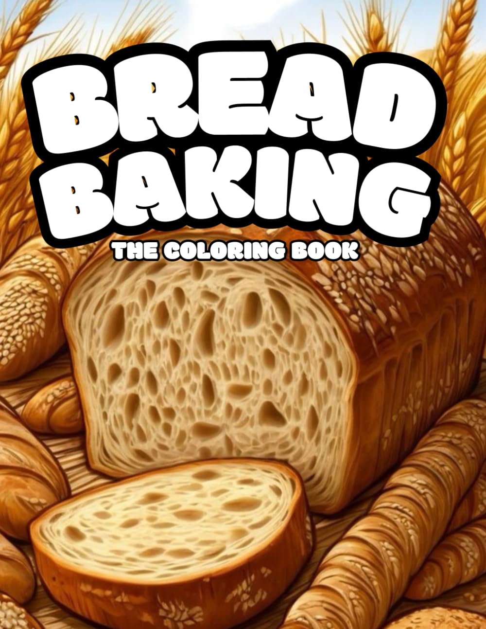 Bread Baking, The Coloring Book