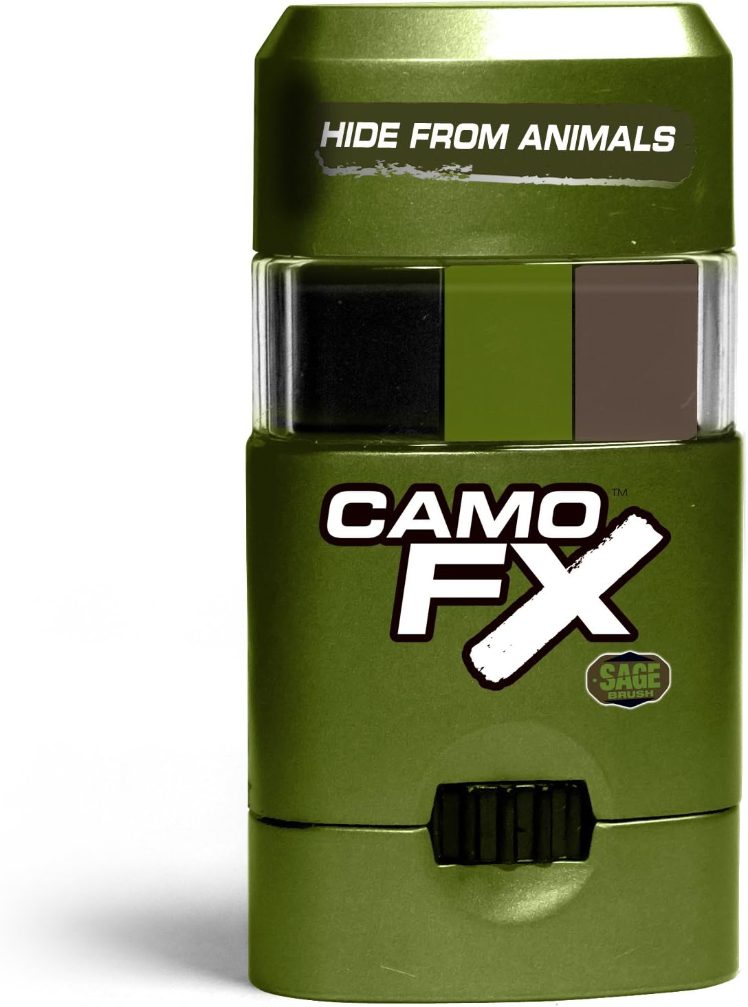 CamoFX Sage Brush Face Paint, Green/Brown/Black
