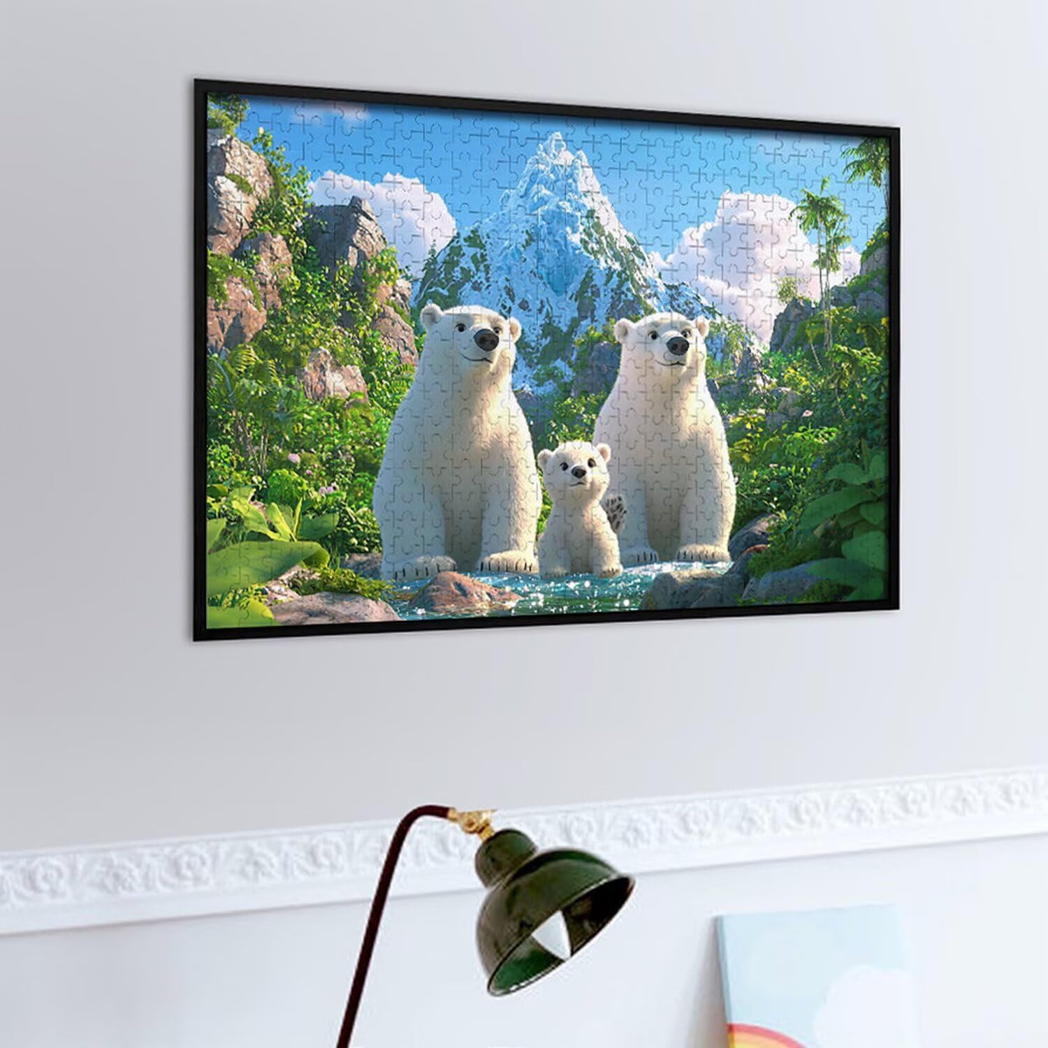 Puzzle 2000 elementów dla dorosłych puzzle dla dorosłych 2000 elementów puzzle wymagające i drażniące mózgi edukacja gra dla całości dla kobiet, prezenty dla mężczyzn, motyw puzzli: (niedźwiedź