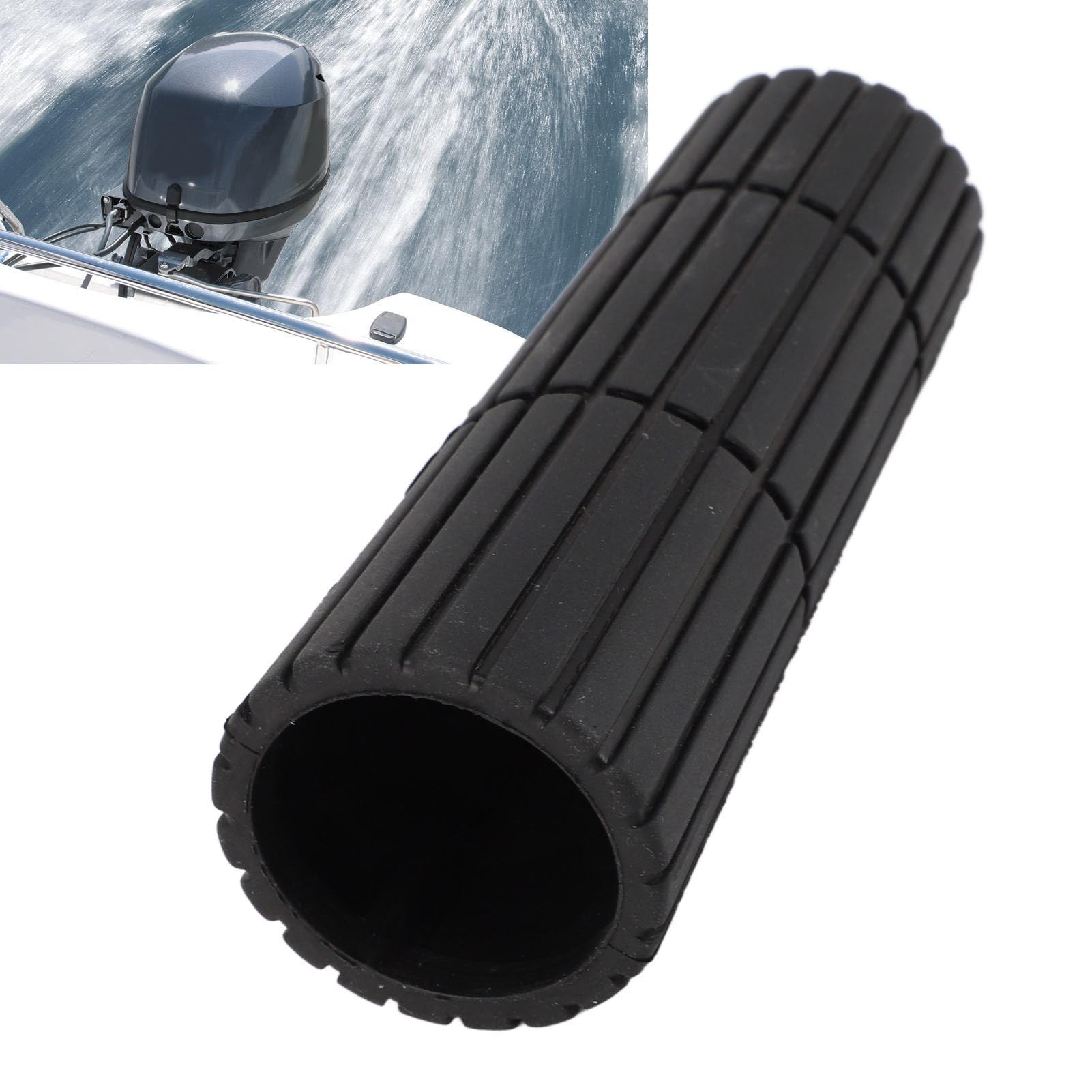 Outboard Handle Rubber Handle 6F6 42177 A0 00 Slip Resistant Boat Motor Steering Handle Fit for Outboard 25?75 Model