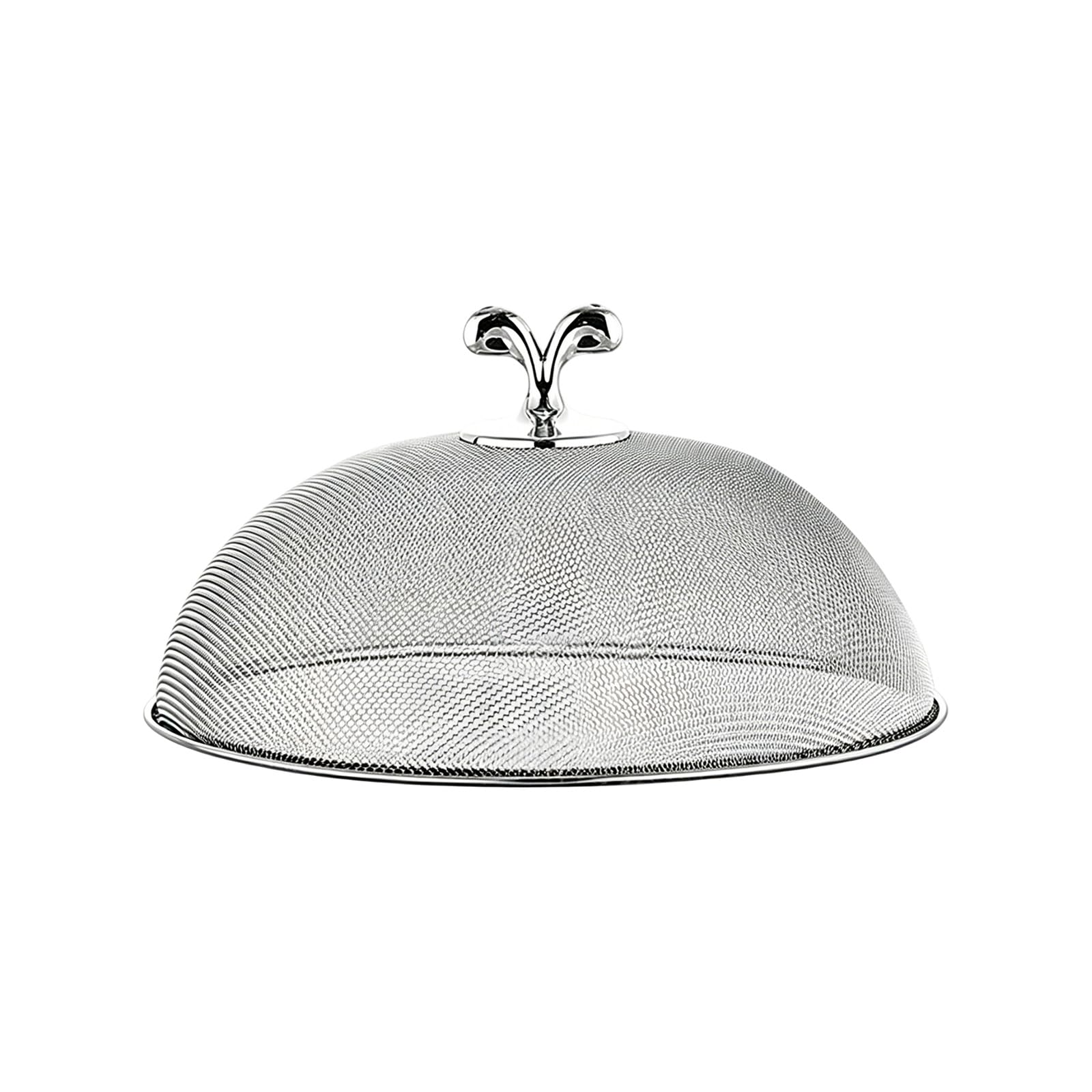 Whoasyst Premium Rustproof Steel Food Cover Metal Meshes Dome Screen Food Tent Protector Round Plate Cover for Freshing Meals Meshes Dome