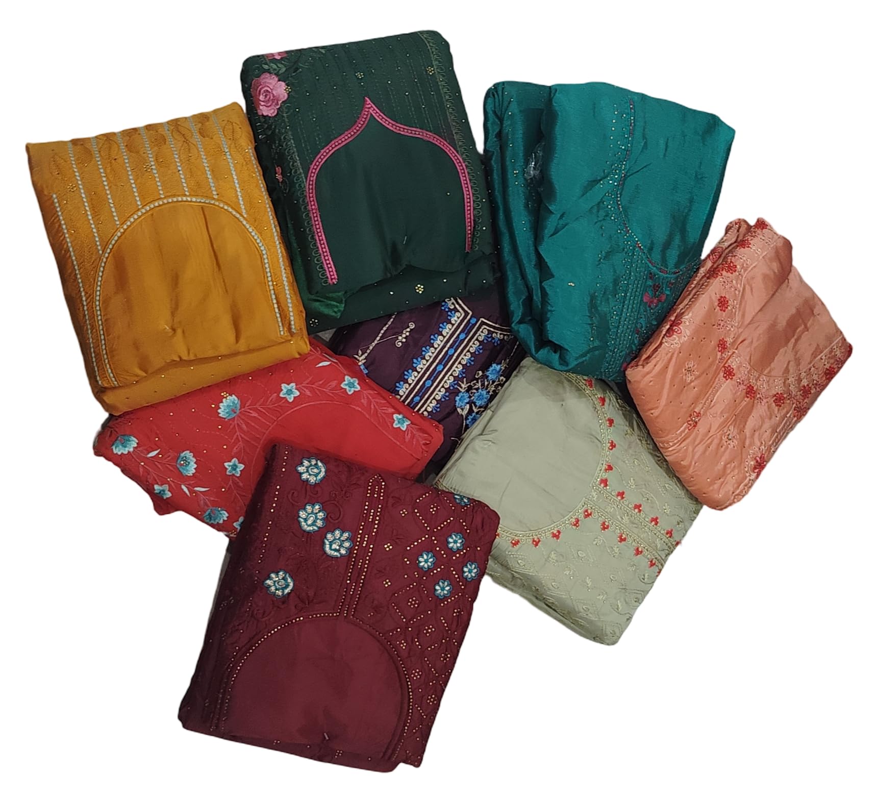 Women's Cotton Silk Dress Material with Embroidery, Dupatta-image-23