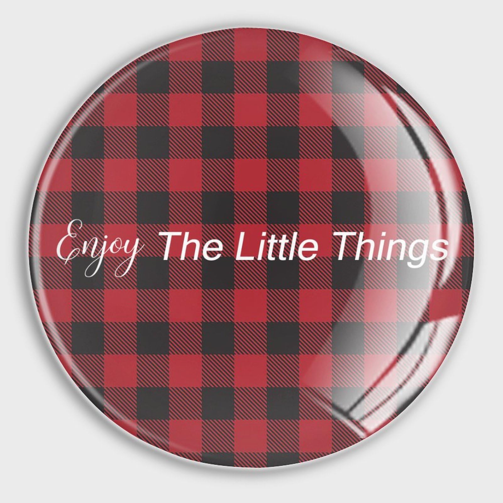 Enjoy The Little Things Magnets Refrigerator Magnets Inspirational Quotes Glass Funny Magnets Decor for Home Kitchen Office Class Lockers Whiteboard