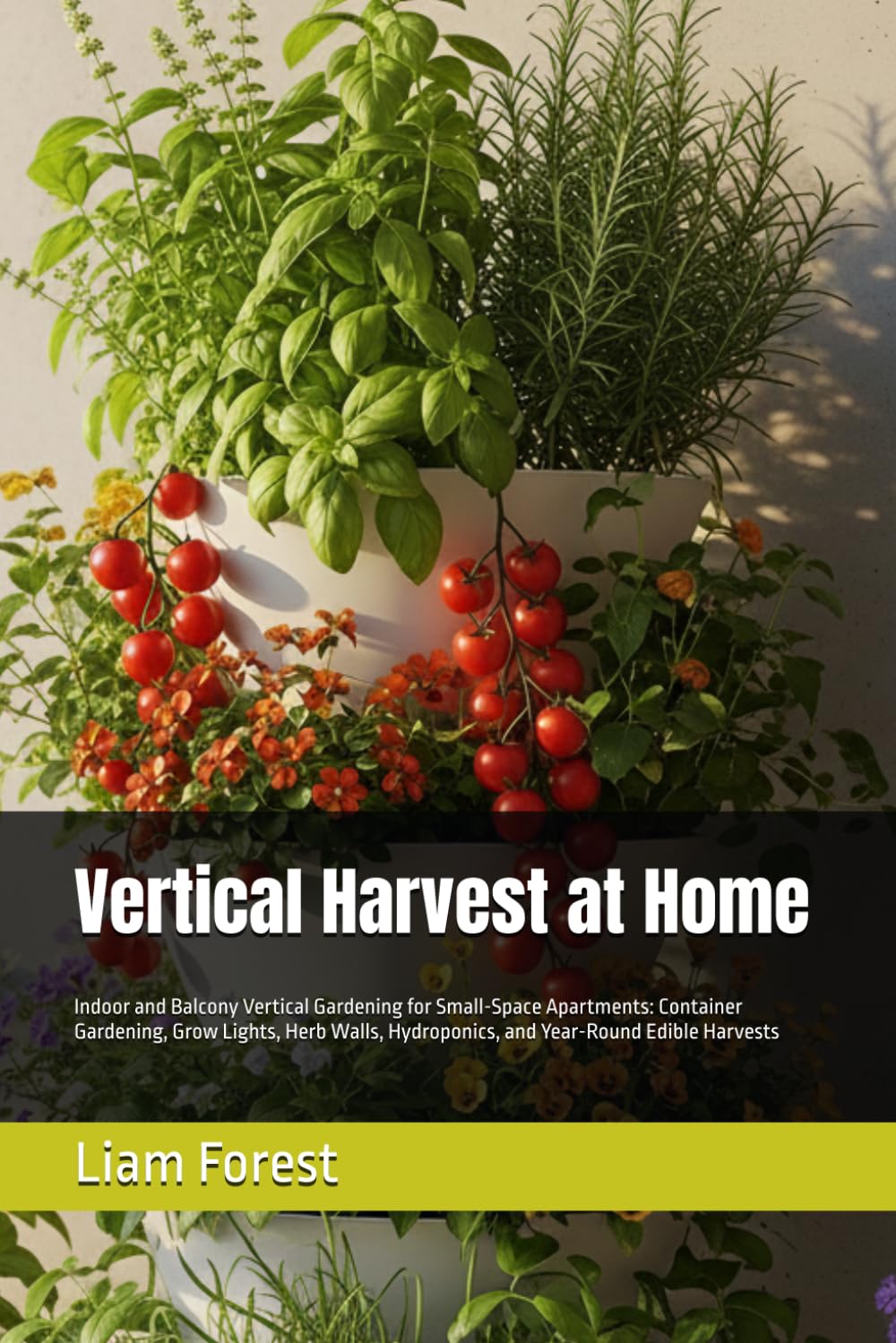 Vertical Harvest at Home: Indoor and Balcony Vertical Gardening for Small-Space Apartments: Container Gardening, Grow Lights, Herb Walls, Hydroponics, and Year-Round Edible Harvests (Urban Farming)