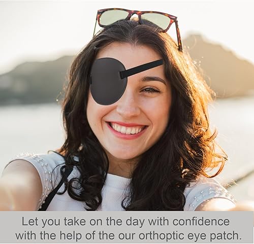 Vista 15 de 2 parches para los ojos, parches ajustables para los ojos, parche médico para el ojo, ambliopía para ojos perezosos para ojos izquierdos o derechos