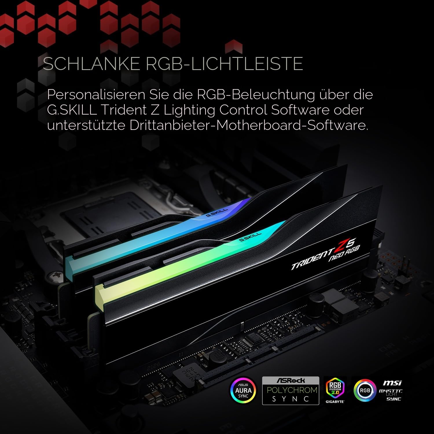 G.skill Trident Z5 Neo Rgb F5-6000j3038f16gx2-Tz5nr Memoria 32 Gb 2 X 16 Gb Ddr5 288-Pin Dimm (32gb[16gbx2] G.skill Trident Z5 Neo Rgb Pc5 6000mhz cl