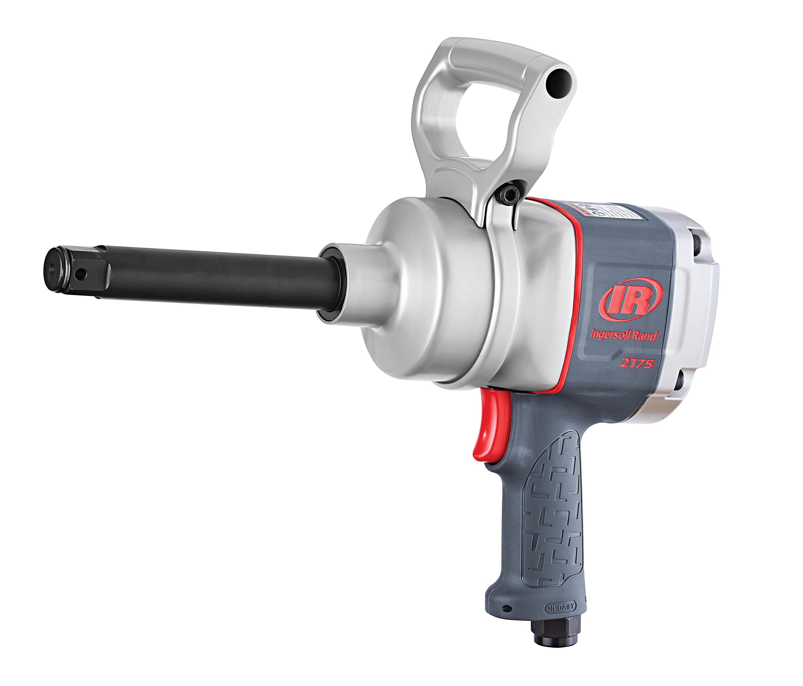 Ingersoll Rand 2175MAX-6 Llave de Impacto 1" con Yunque Largo, 2715 Nm, Empuñadura de Pistola, Núcleo de Acero y Carcasa Resistente