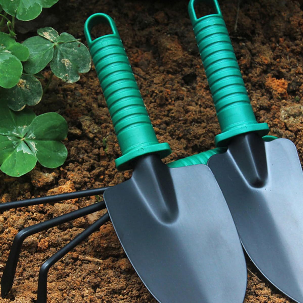 Kit de Herramientas de Jardinería de Acero Inoxidable