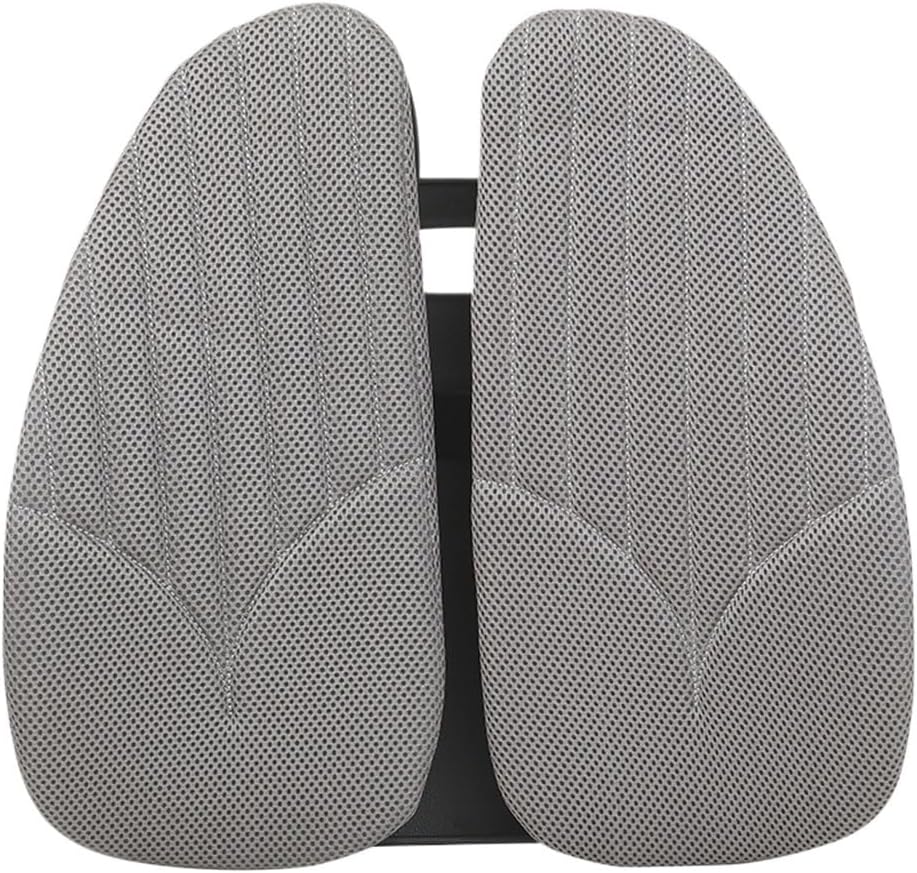 JSEIAJB Lumbar Cushion Sedentary Cushion Car Chair Breathable Lumbar Cushion Four-Way Adjustable Backrest Lumbar Cushion