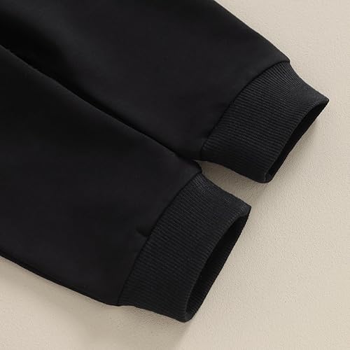 Miniatura 6 de VISGOGO Ropa para bebé niño de 3 a 6 meses, trajes con capucha para niños de 12 a 18 meses, pantalones deportivos para otoño e invierno