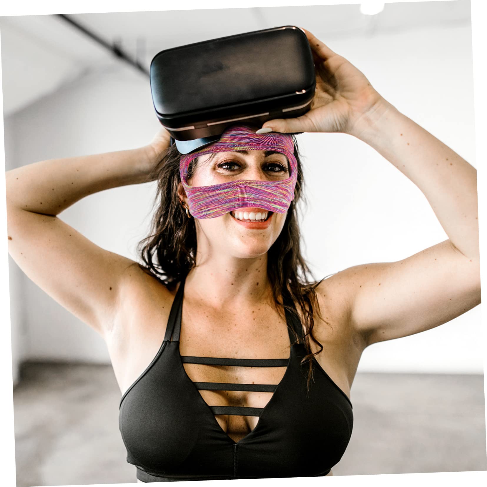 Housoutil 4 Pezzi Di Coprimaschera Elastici Per Visore Vr Per Accessori Vr Custodia Protettiva Per Maschere Vr