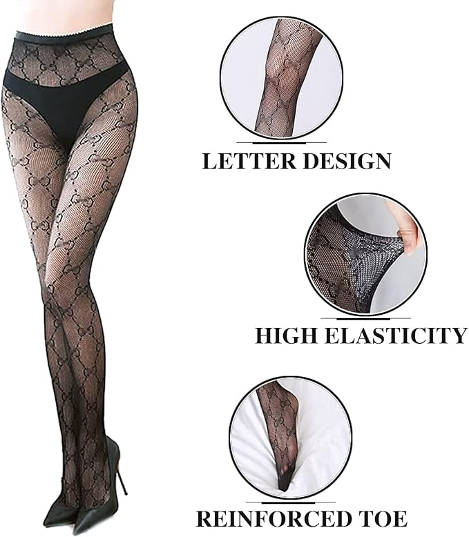 Fishnet Stockings GG Tights for Women 
