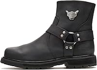 Vista 7 de Harley-Davidson Botas de cuero Rambert para hombre, arnés casual para motocicleta