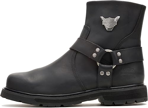 Miniatura 7 de Harley-Davidson Botas de cuero Rambert para hombre, arnés casual para motocicleta