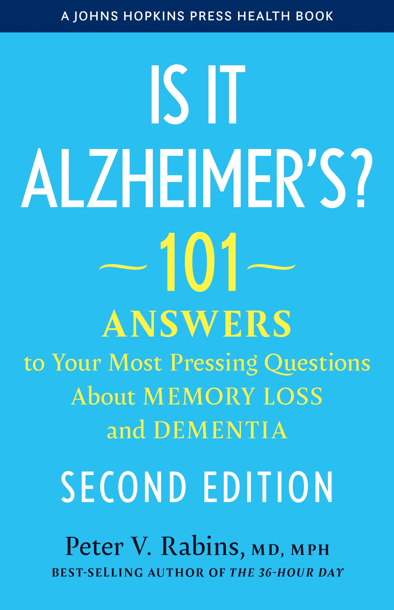Is It Alzheimer's? by Peter V. Rabins (Hardback Book)