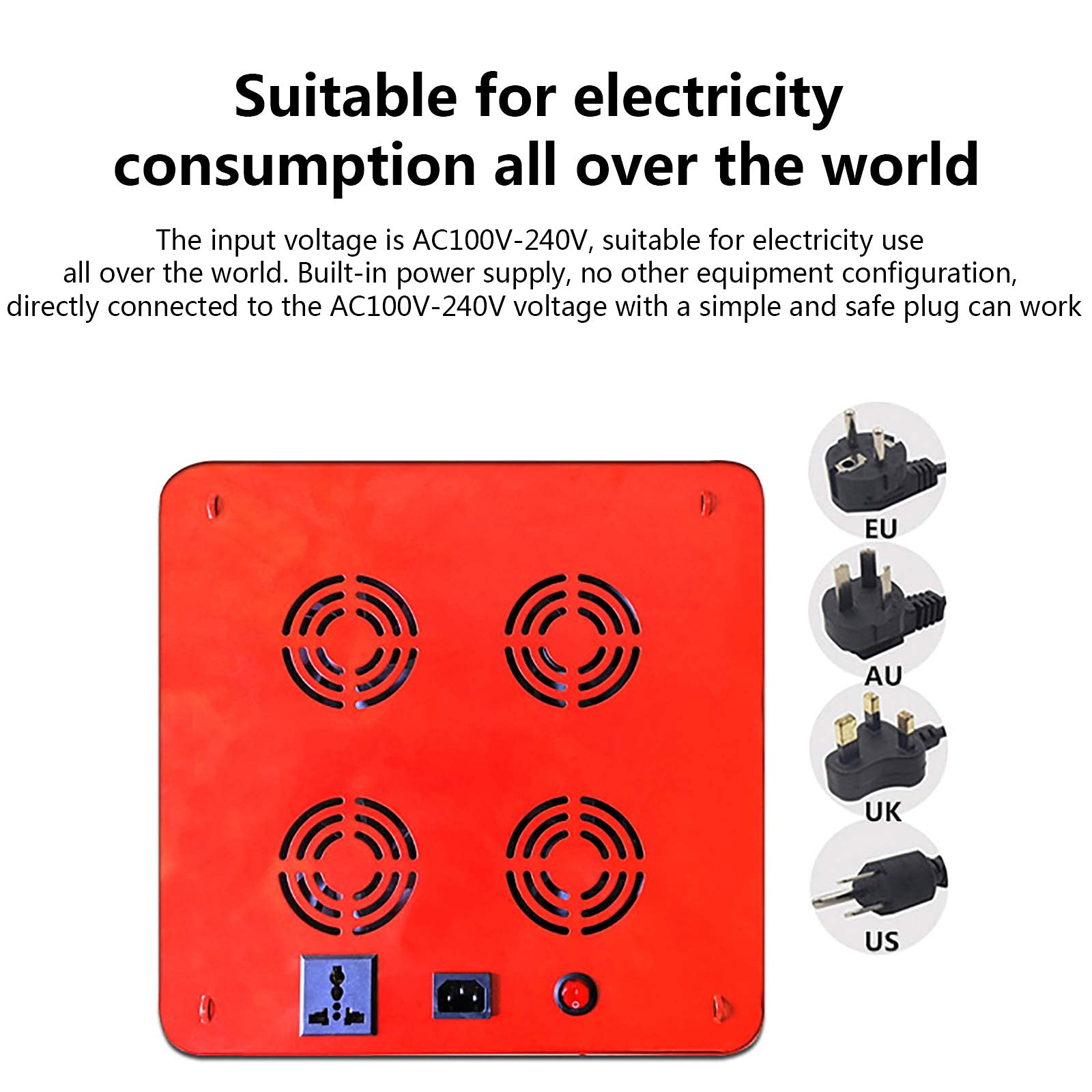 élèvent des lumières à l'intérieur, LED Grow Light, 840W LED Plant Light, Fonction de Lampe de Croissance à Spectre Complet et Ventilateurs puissants, Lampe de Croissance pour Plantes d'inté