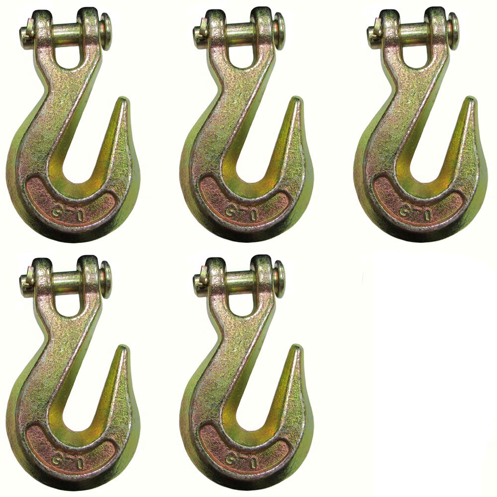 RAParts Set of (5) G70 Clevis Grab Hooks 3/8