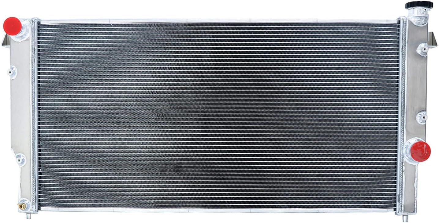 4 Row Radiator for 1994-2002 Dodge Ram 2500 Ram 3500 5.9 L6 Turbo Diesel All Aluminum Crossflow Radiators 1995 1996 1997 1998 1999 2000 2001 95 96 97 98 99 01 02