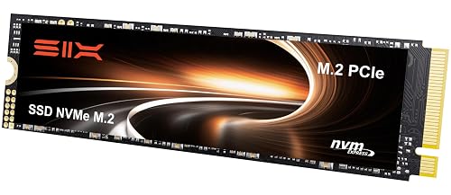 SIX 512GB NVMe M.2 SSD with Heatsink