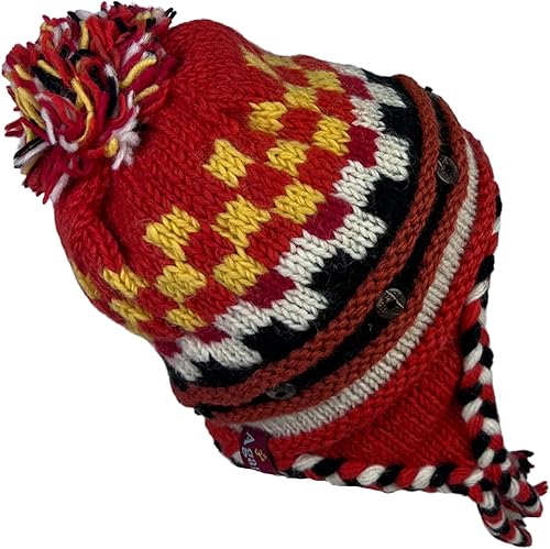 Miniatura 4 de Agan Traders Surtido de lana de punto para mujer, gorro, guante sin dedos, forro polar grueso y cálido Himalaya