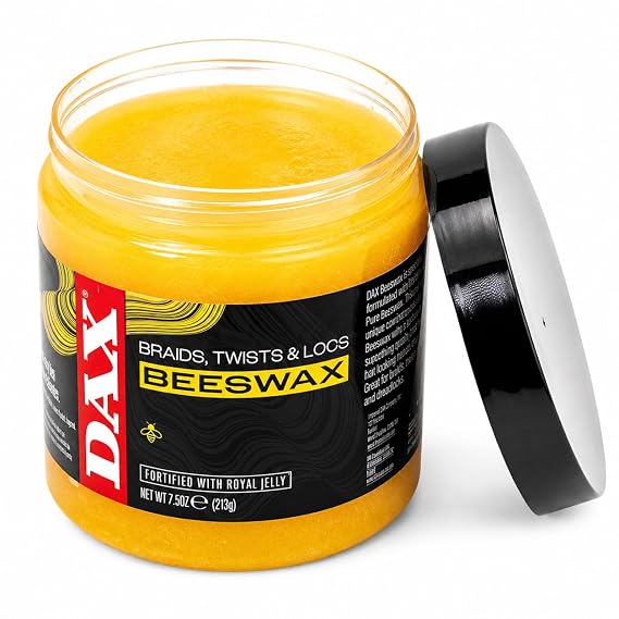 DAX Beeswax with Royal Jelly for Braids, Twists & Locs, 7.5 Oz, 2-Pack
