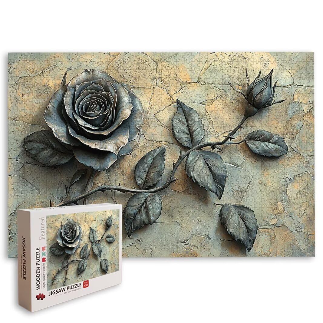Różowa Puzzle 2000 Pieces Puzzle Prezent Kobiety, Decor -8590