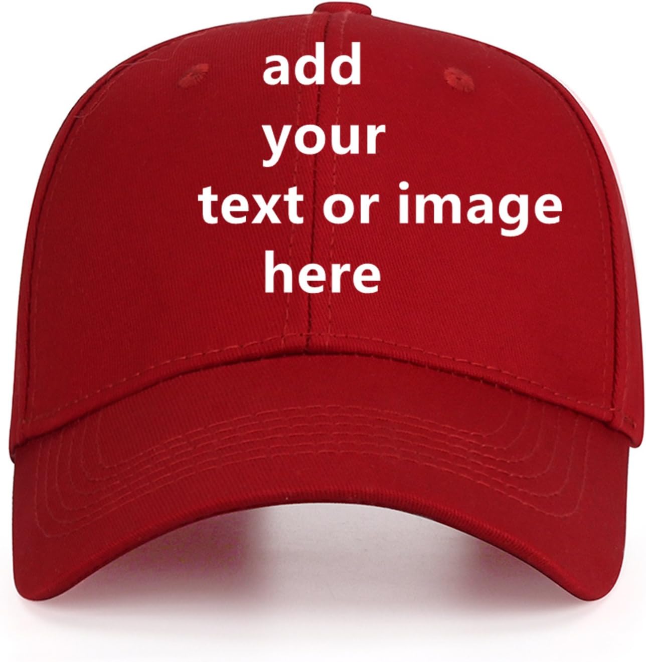 HOFOCustom Baseball Cap with Your Text,Personalized Adjustable Trucker Caps Casual Sun Peak Hat for Gifts