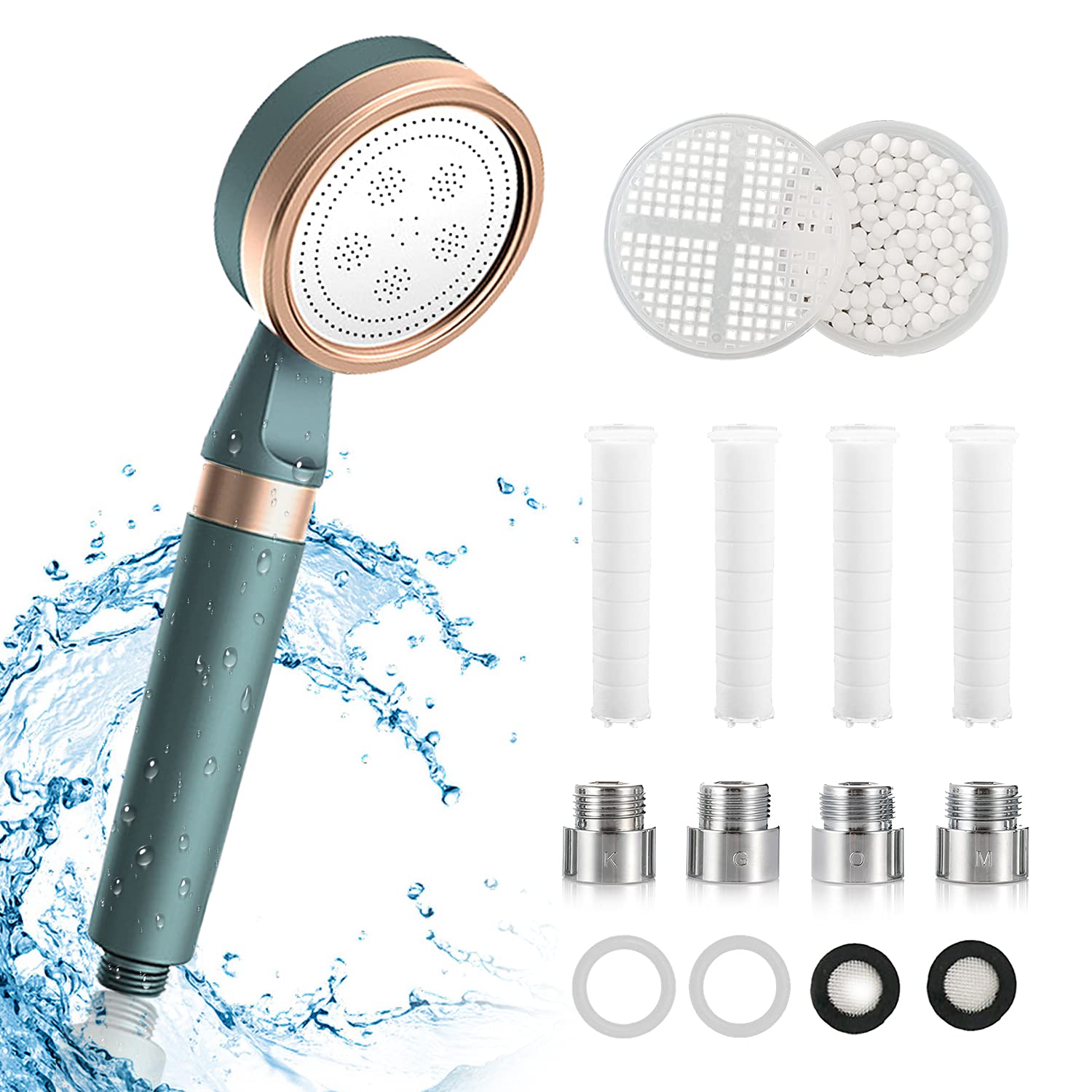 Amazon.co.jp: 柔らかい浄水塩素除去 シャワーヘッド しゃわーへっど