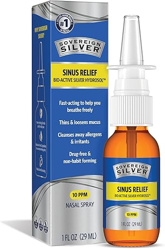 Miniatura 8 de Sovereign Silver Hidrosol de plata coloidal bio-activo para apoyo inmunológico - 10ppm - 2oz - Spray nasal - Paquete de 2