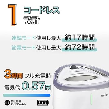 Amazon.co.jp: コードレス給水器 nello : ホーム＆キッチン