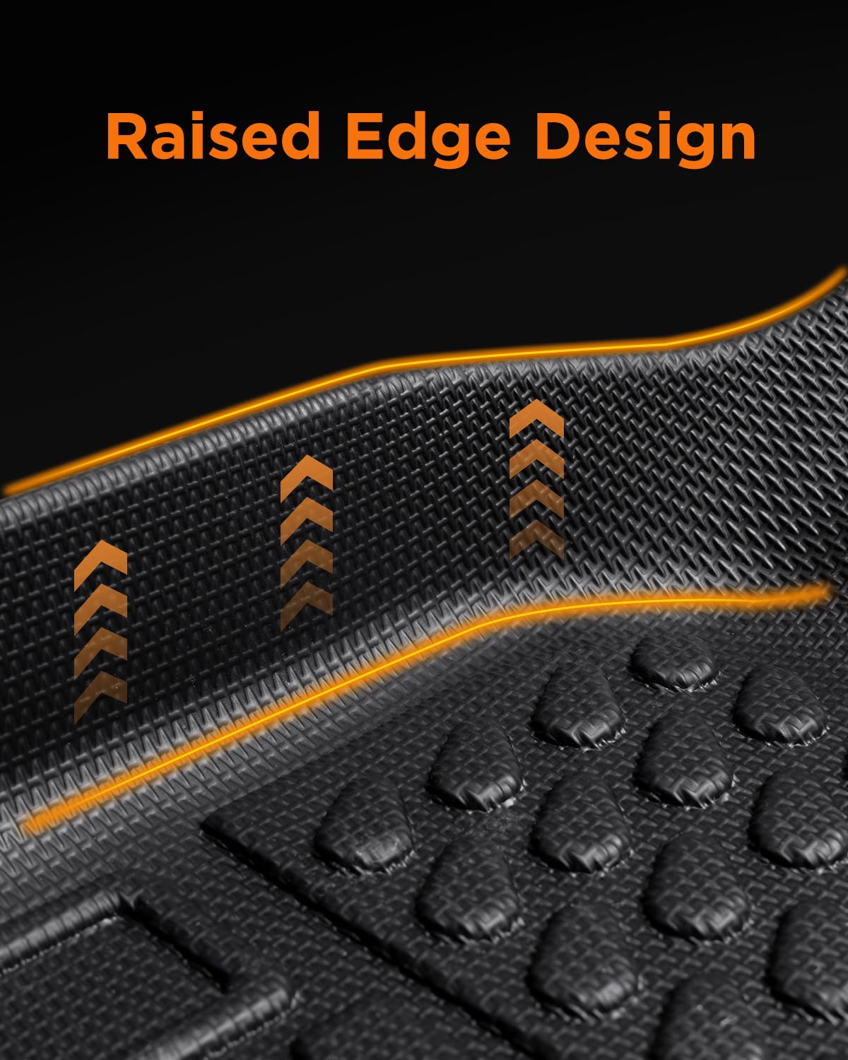 All Weather Car Floor Mats for Mazda CX5 2013 2014 2015 2016 1st Gen Automotive Cargo Liner Full — view 4