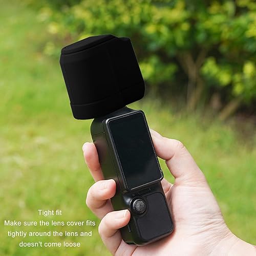 Miniatura 5 de GOWENIC Funda protectora de lente de bolsillo 3 compatible con accesorios de bolsillo 3, tapa protectora de lente de cámara, funda de silicona