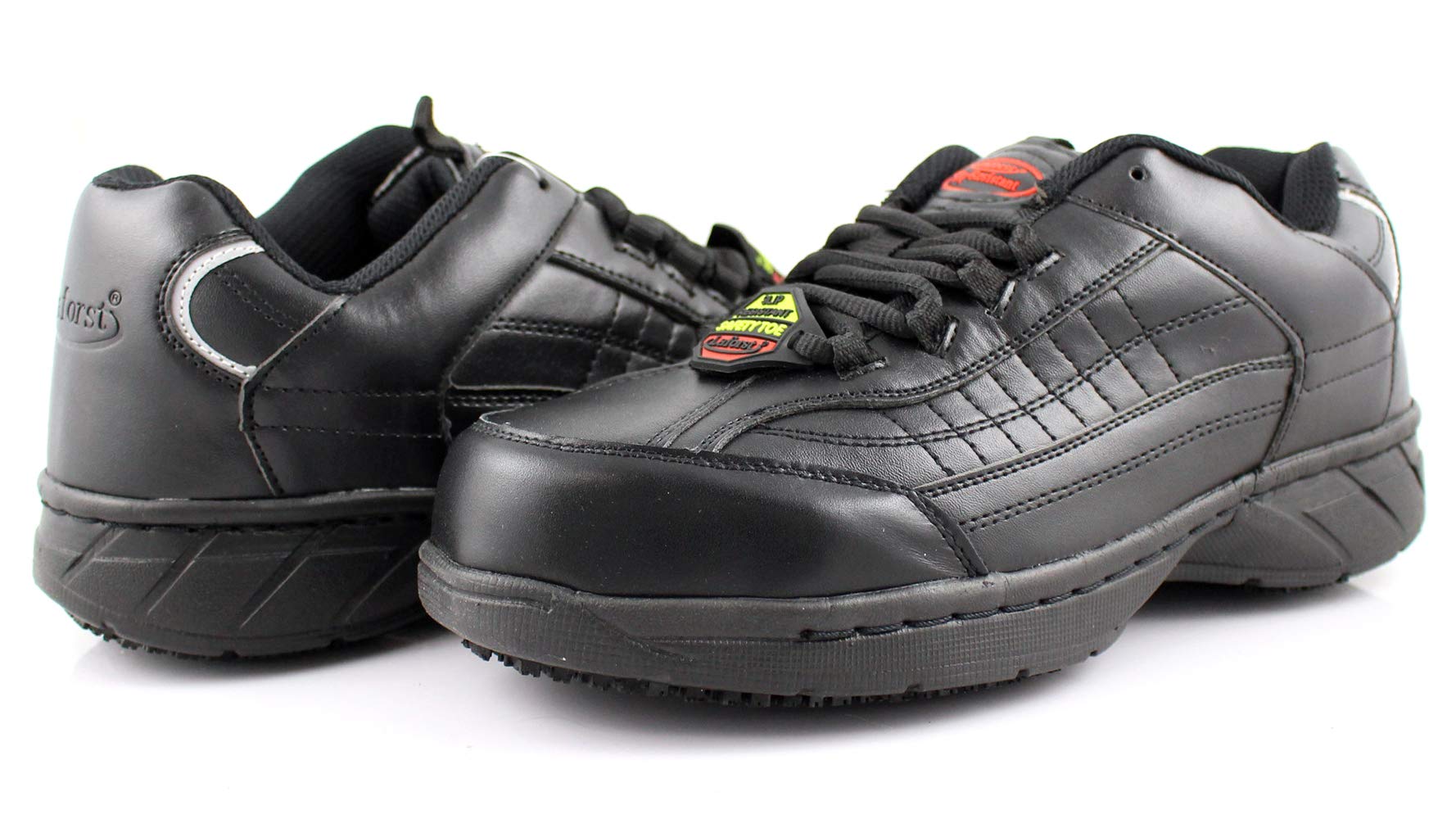 Laforst George 9405 Mens Work Slip Resistant Composite Toe Sneakers Black 9