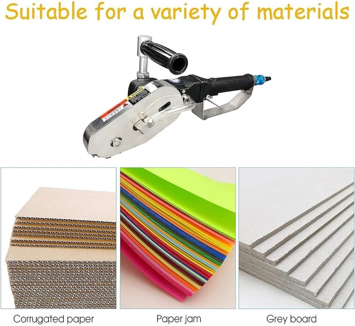 Waste Stripper Machine, Pneumatic Carton Stripping Machine Edge Removal Trimming Tool 4500RPM, Carton Box Waste Stripper Machine for The Printing Industry(Color:MTeeth+DoubleClaws)