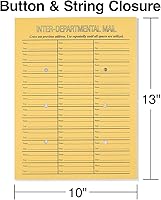 Vista 3 de Staples 472993 Sobres de papel kraft con botones y cuerdas, 10 pulgadas x 13 pulgadas, marrón 100/Bx