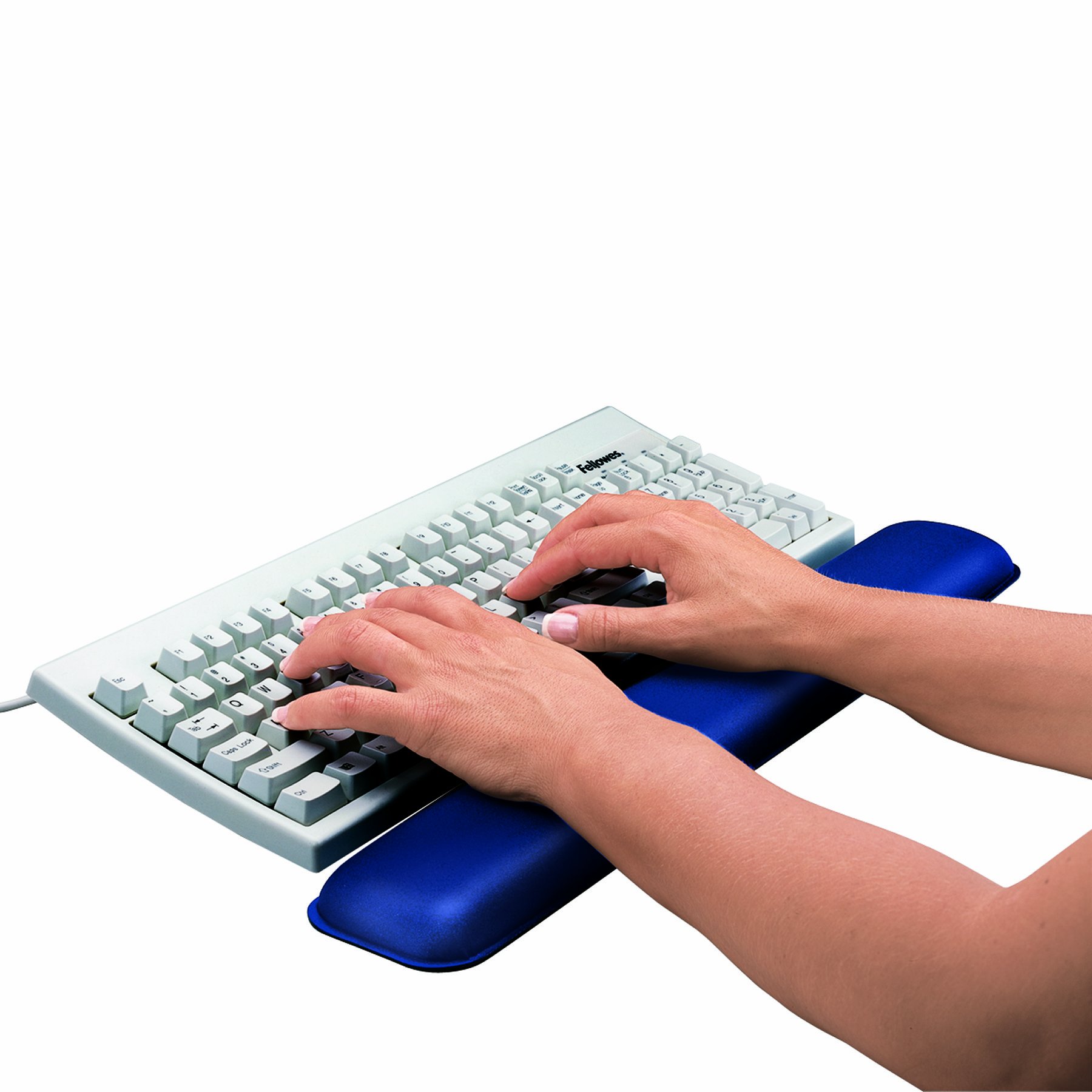 Fellowes Poggiapolso, Colore: Zaffiro