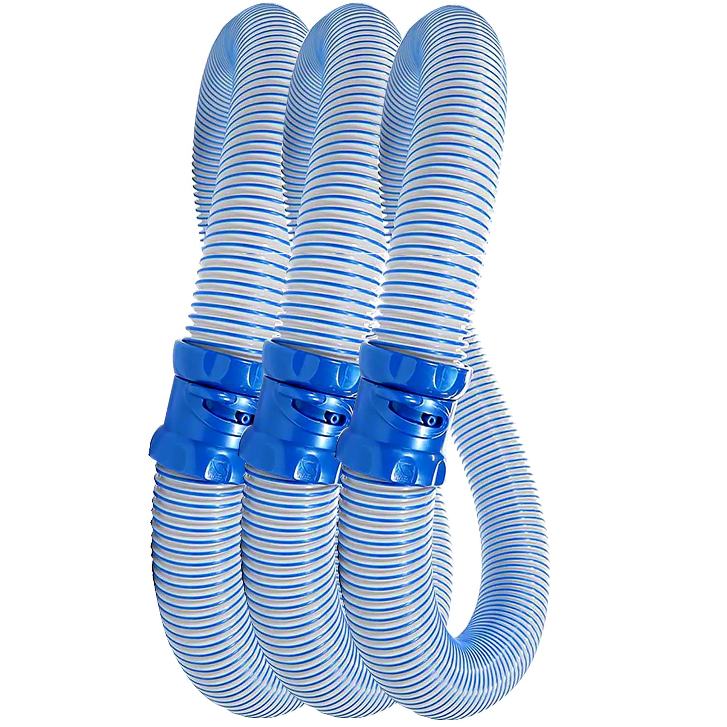 ANSIKE 2023 Upgrade 3 Pcs Pool Cleaner Hose Replace R0527700 Compatible with Zodiac Baracuda Mx6 Mx8 Swimming Pool Cleaner Parts Cleaner Lock Hose 39" Twist Lock Hose