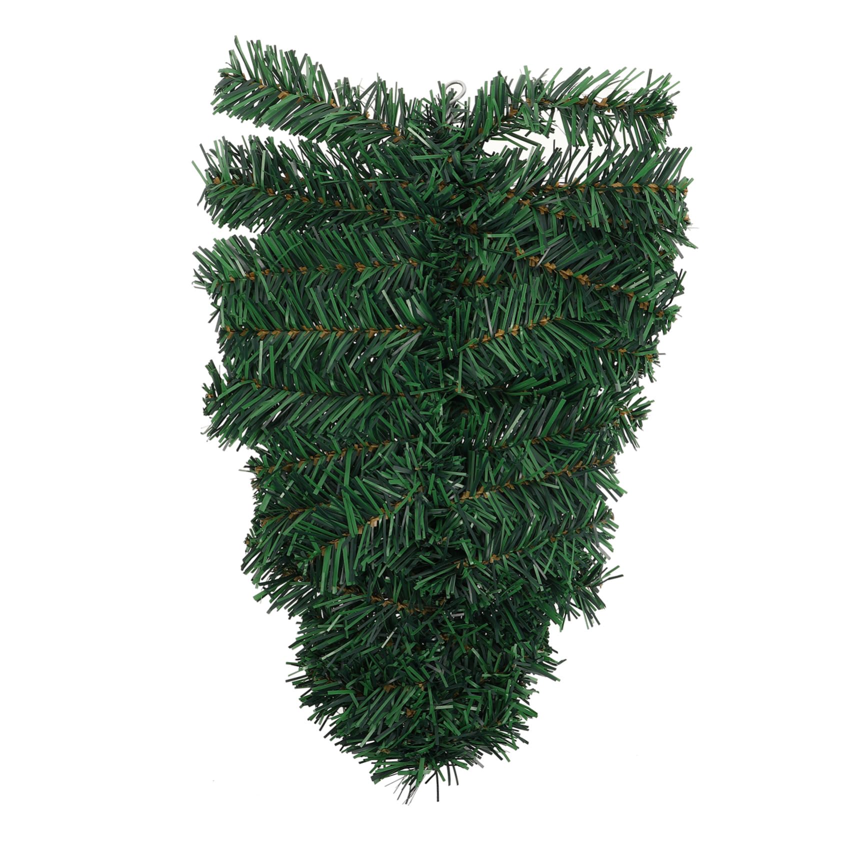 FUNOMOCYA Christmas Teardrop Swag for Door Decor Hanging Xmas Swag Versatile Wall and Outdoor Decoration Lifelike Holiday Ornament for Festive Atmosphere