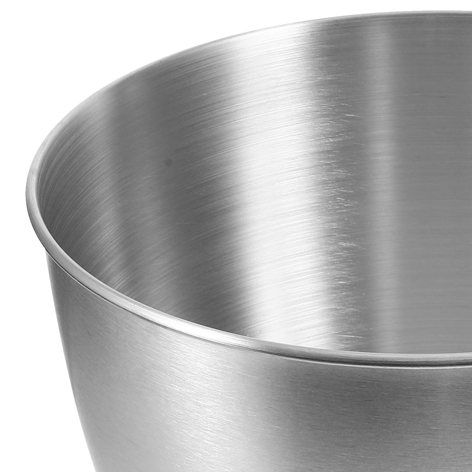 Hemobllo Edelstahl Rührschüssel 4, 5 L Silber für Restaurants und Mischen