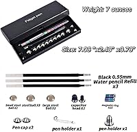 Vista 2 de AYXXZJD Bolígrafo de juguete de metal magnético de descompresión, multifuncional, capacidad deformable, pantalla táctil, bolígrafo de aprendizaje