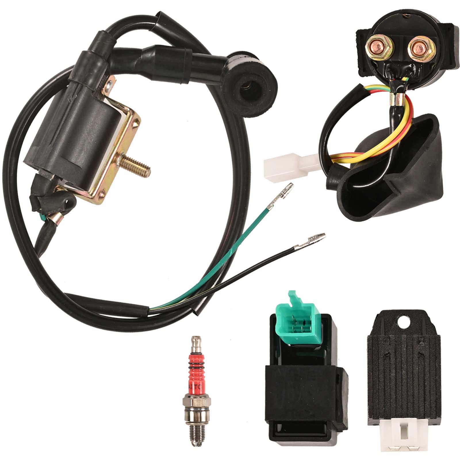 Complete Elektra Kabelboom Voor 50cc-125cc ATV Quad - Stator CDI Relais Bougie